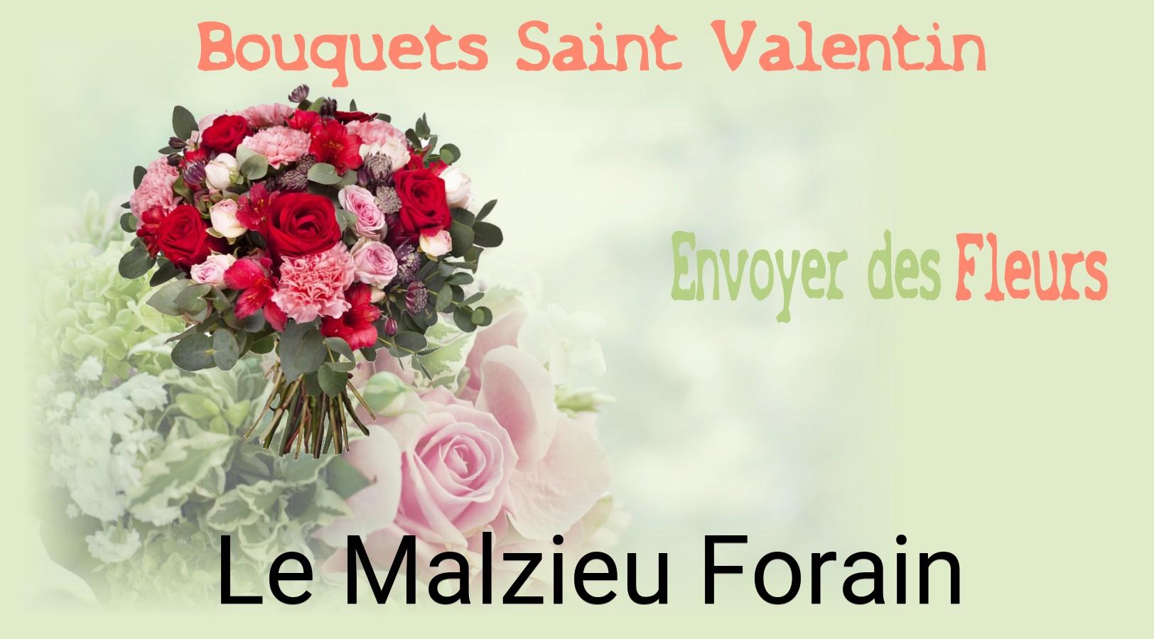 Roses de Saint-Valentin livrées à Le Malzieu-Forain